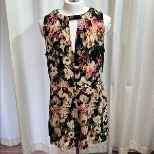 Floral Sleeveless Romper